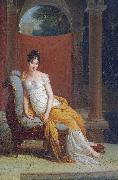 Alexandre-Evariste Fragonard Madame Recamier oil on canvas